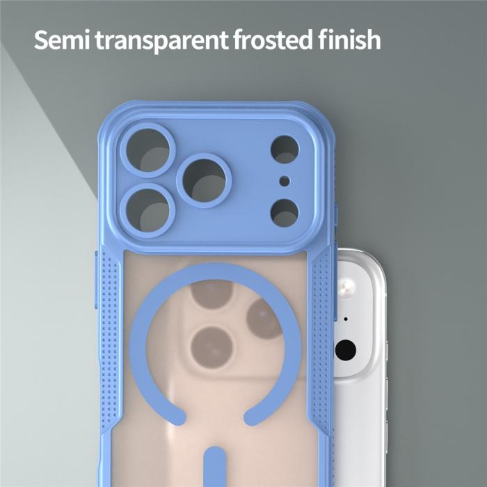 Bild 5, iPhone 17 Pro Skal MagSafe Hybrid Armor Blå