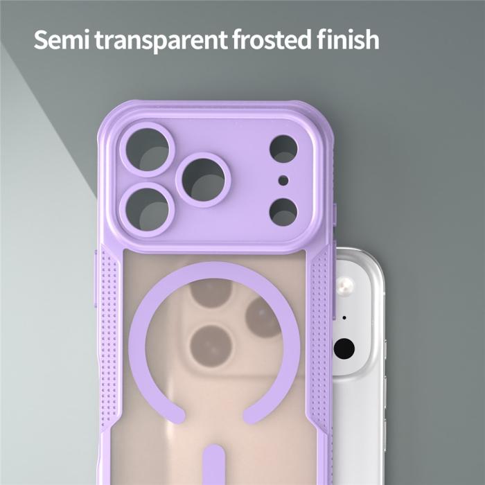 Bild 5, iPhone 17 Pro Skal MagSafe Hybrid Armor Lila
