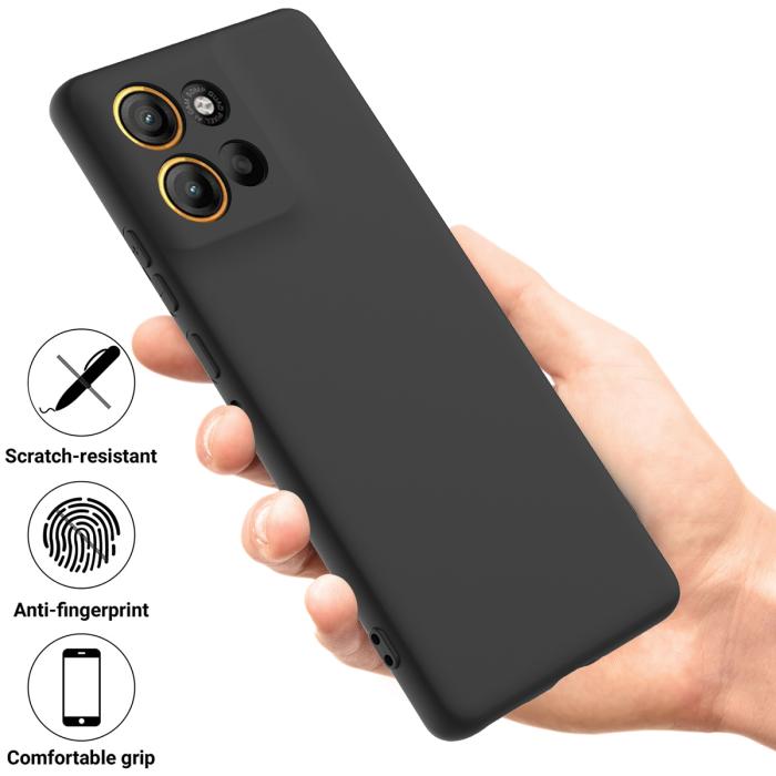 Bild 2, Motorola Moto G56 5G Skal Liquid Silikon Svart