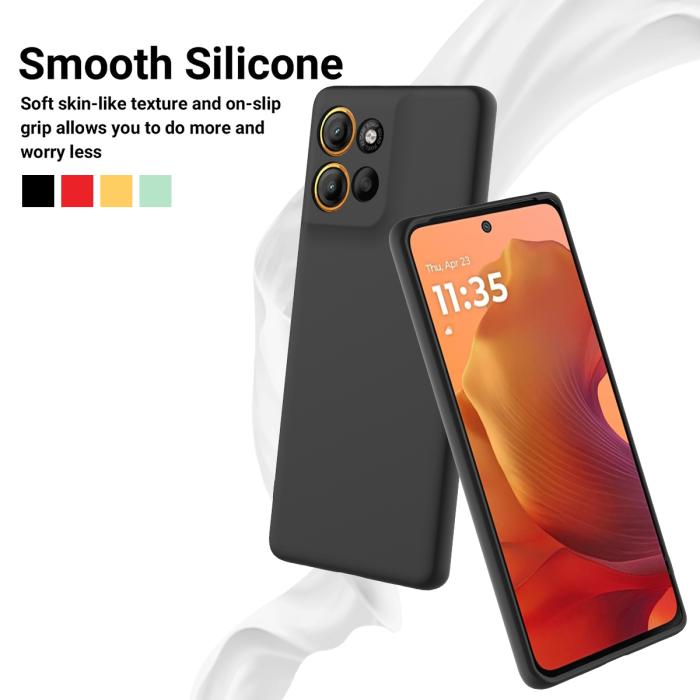 Bild 3, Motorola Moto G56 5G Skal Liquid Silikon Svart