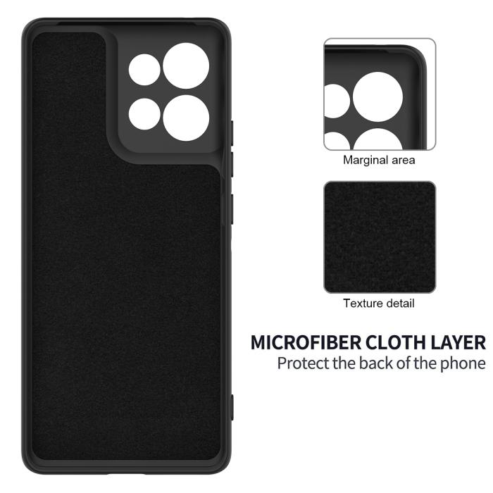 Bild 6, Motorola Moto G56 5G Skal Liquid Silikon Svart