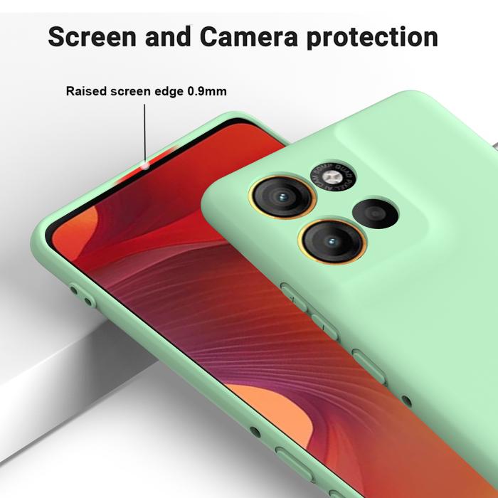 Bild 4, Motorola Moto G56 5G Skal Liquid Silikon Grön