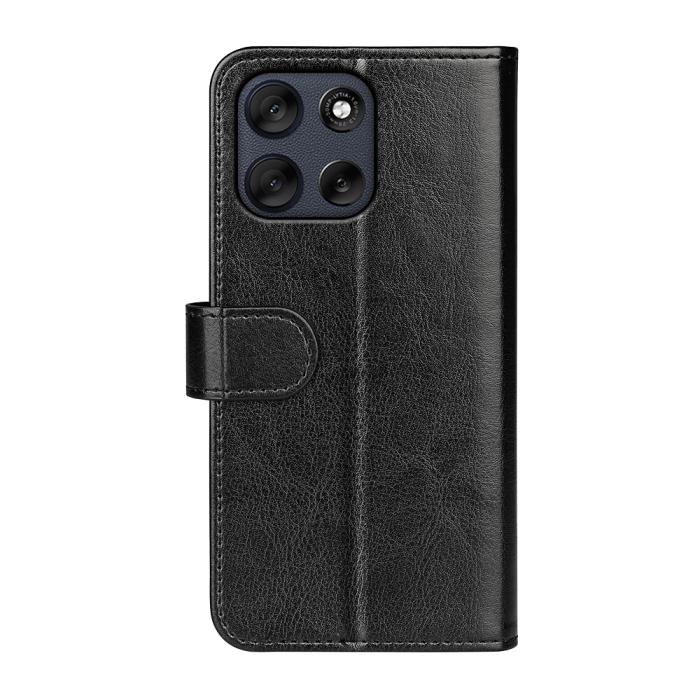 Bild 3, Motorola Moto G56 5G Fodral Crazy Horse Läder Svart