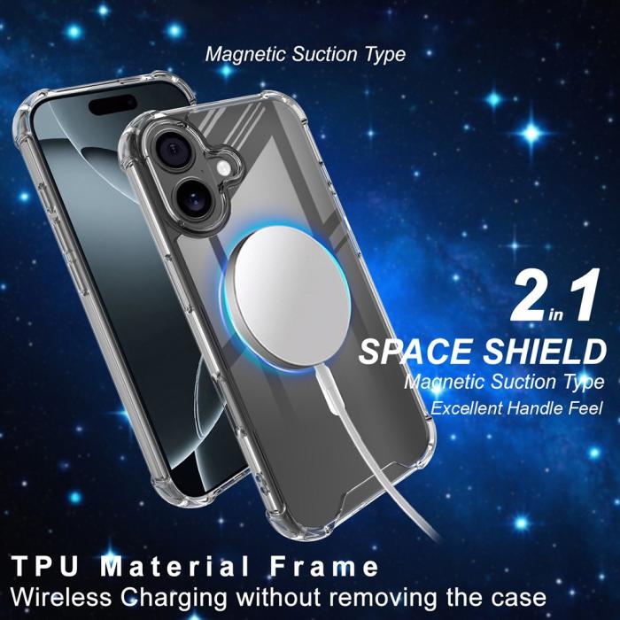 Bild 3, IMAK iPhone 17 Skal MagSafe Shockproof Transparent