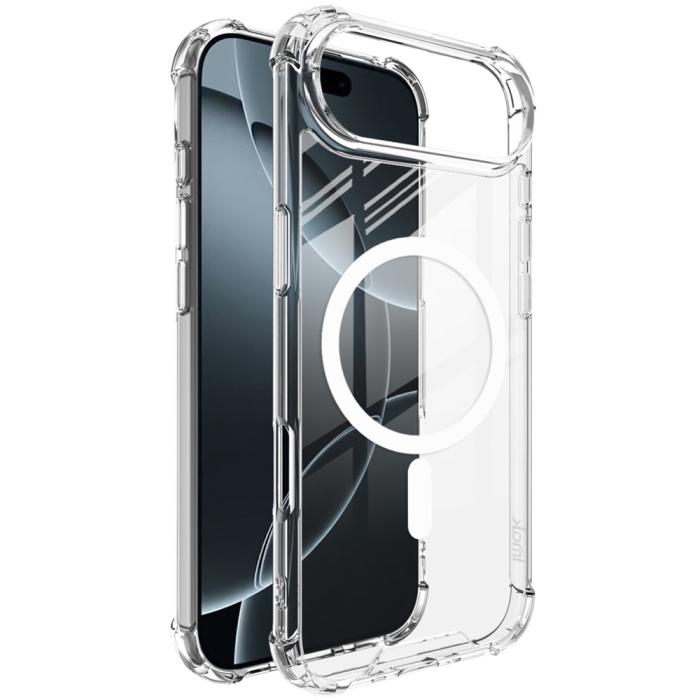 Bild 1, IMAK iPhone 17 Air Skal MagSafe Shockproof Transparent