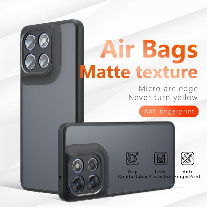 Bild 3, Motorola Moto G86 Power / G86 5G Skal Hybrid Skin Touch Svart