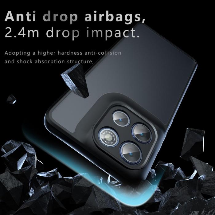 Bild 4, Motorola Moto G86 Power / G86 5G Skal Hybrid Skin Touch Svart