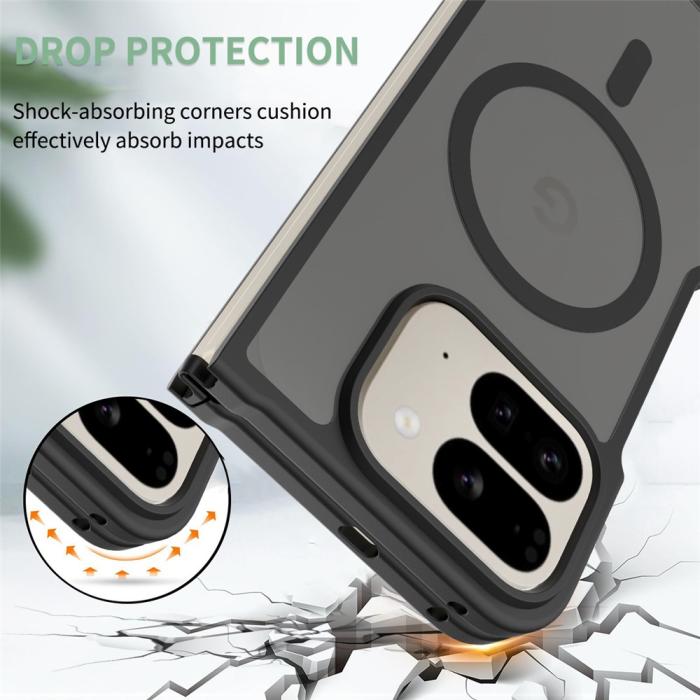 Bild 3, Google Pixel 10 Pro Fold Skal MagSafe Hybrid Skin Touch Svart