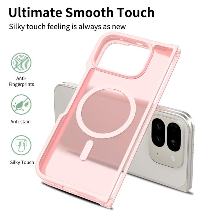 Bild 2, Google Pixel 10 Pro Fold Skal MagSafe Hybrid Skin Touch Rosa