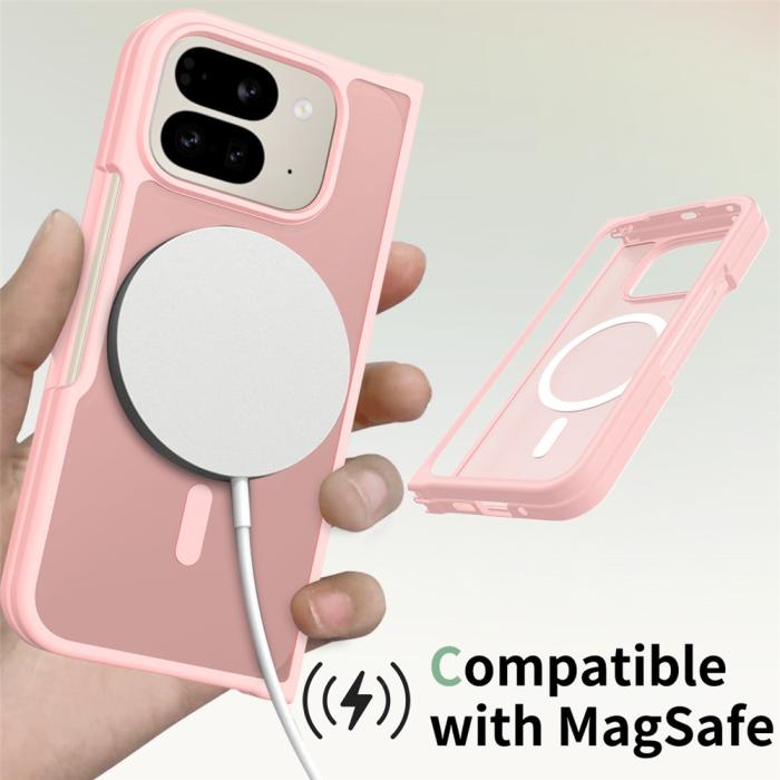 Bild 4, Google Pixel 10 Pro Fold Skal MagSafe Hybrid Skin Touch Rosa