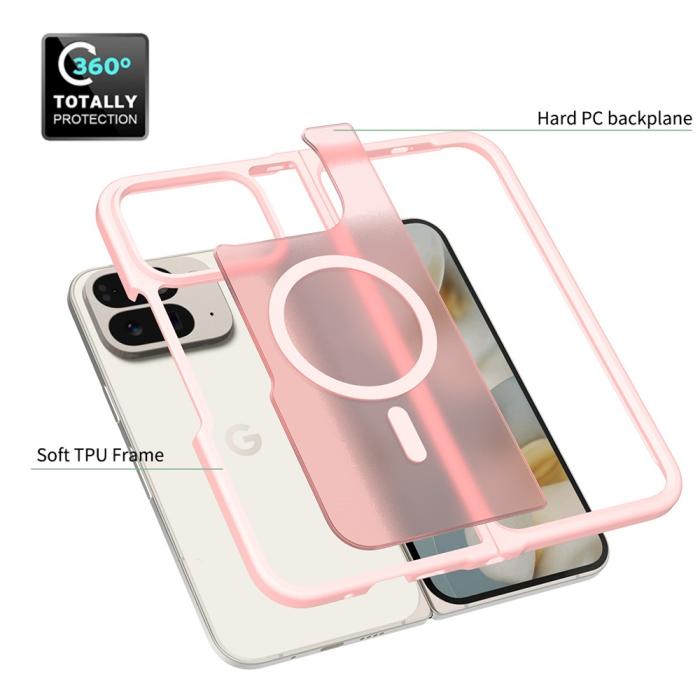 Bild 5, Google Pixel 10 Pro Fold Skal MagSafe Hybrid Skin Touch Rosa
