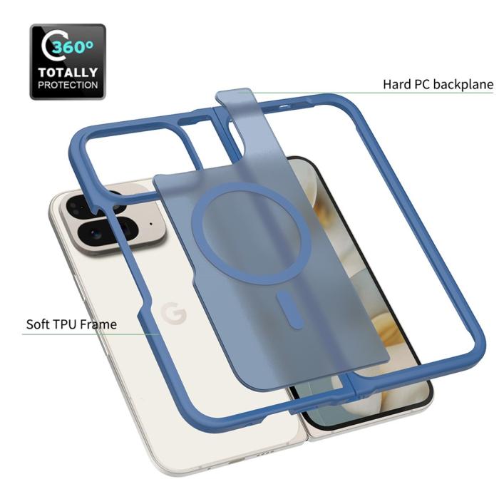 Bild 5, Google Pixel 10 Pro Fold Skal MagSafe Hybrid Skin Touch Blå