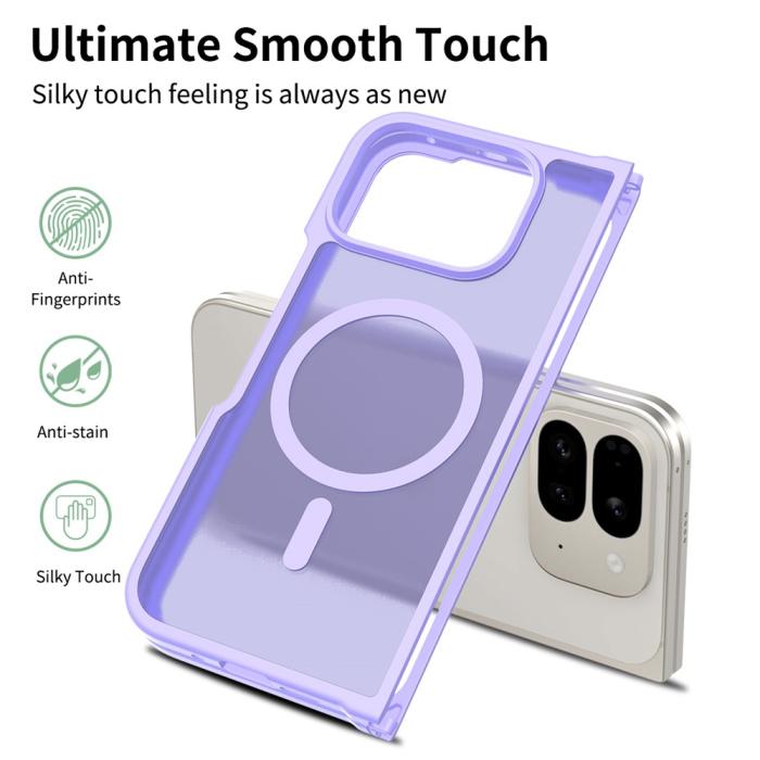 Bild 2, Google Pixel 10 Pro Fold Skal MagSafe Hybrid Skin Touch Lila