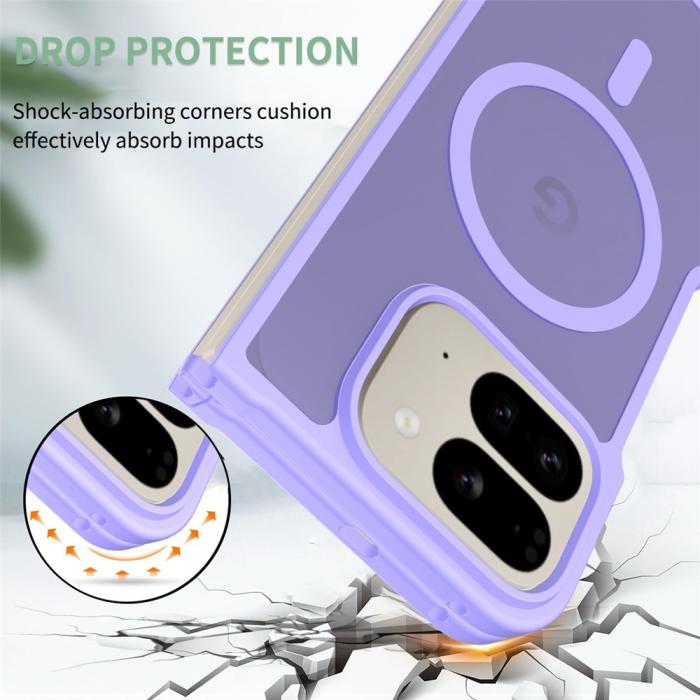 Bild 3, Google Pixel 10 Pro Fold Skal MagSafe Hybrid Skin Touch Lila