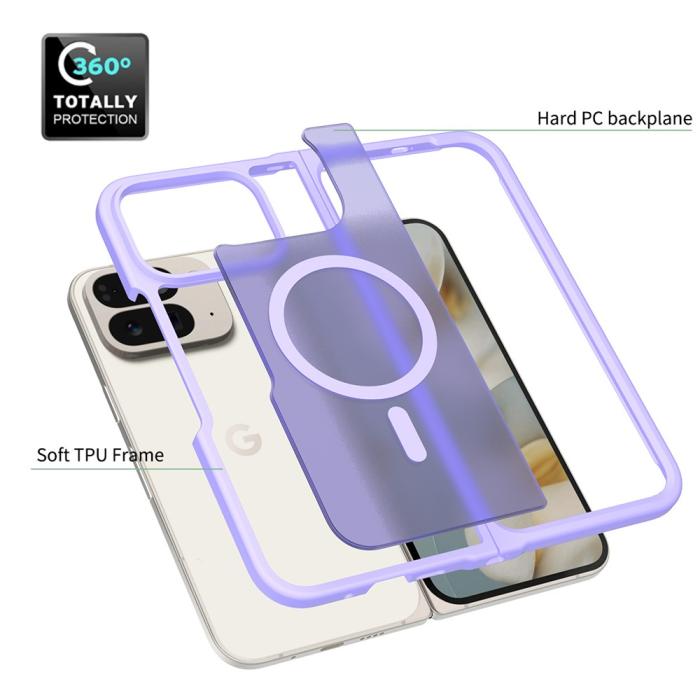 Bild 5, Google Pixel 10 Pro Fold Skal MagSafe Hybrid Skin Touch Lila