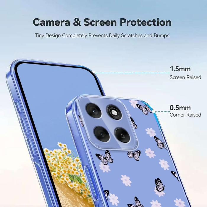 Bild 4, Motorola Moto G86 5G Skal Med Tryck Fjärilar