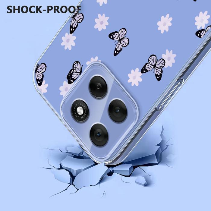 Bild 3, Motorola Moto G56 5G Skal Med Tryck Fjärilar