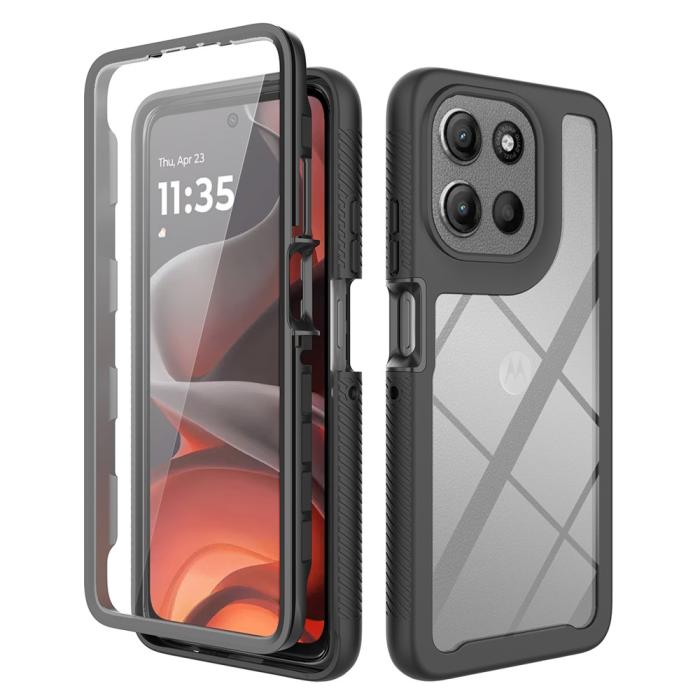 Bild 2, Motorola Moto G86 5G Skal 360 Hybrid Svart