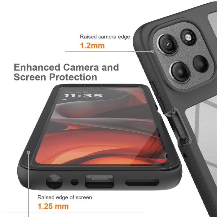 Bild 4, Motorola Moto G86 5G Skal 360 Hybrid Svart