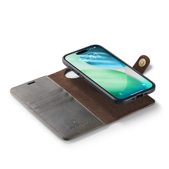 Bild 5, DG.MING iPhone 17 Air 2in1 Magnet Fodral / Skal Grå