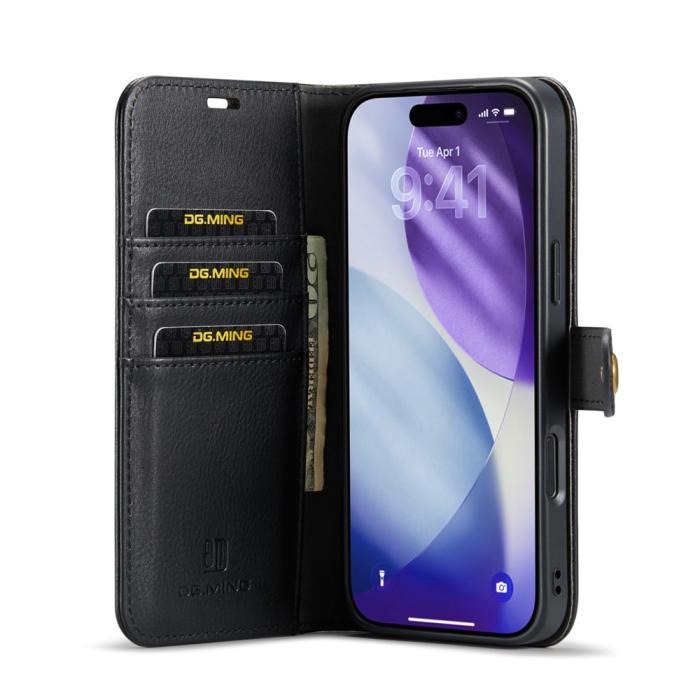 Bild 2, DG.MING iPhone 17 Pro 2in1 Magnet Fodral / Skal Svart