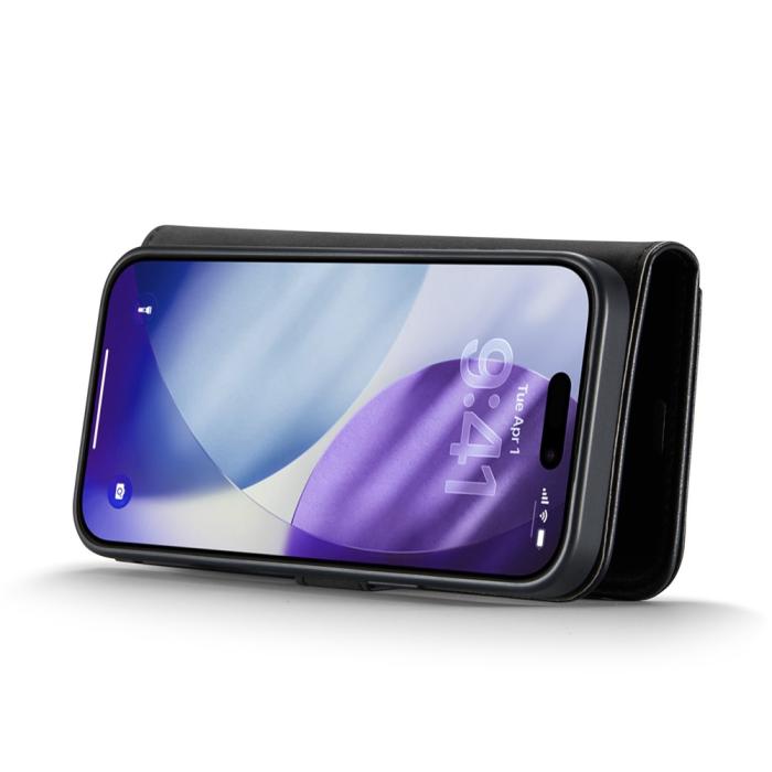 Bild 3, DG.MING iPhone 17 Pro 2in1 Magnet Fodral / Skal Svart