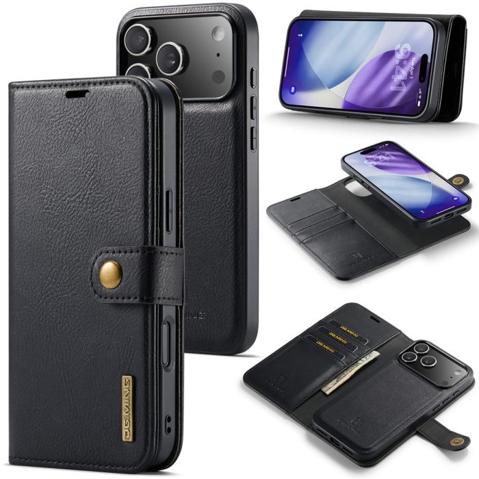 Bild 1, DG.MING iPhone 17 Pro Max 2in1 Magnet Fodral / Skal Svart