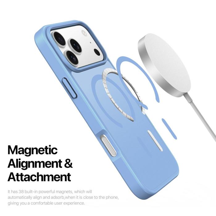 Bild 5, DUX DUCIS iPhone 17 Pro Skal MagSafe Yind Series Blå