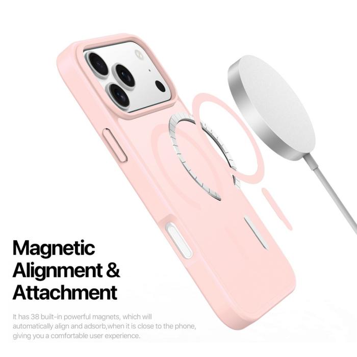 Bild 5, DUX DUCIS iPhone 17 Pro Skal MagSafe Yind Series Rosa
