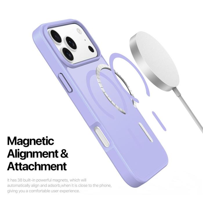 Bild 5, DUX DUCIS iPhone 17 Pro Skal MagSafe Yind Series Lila