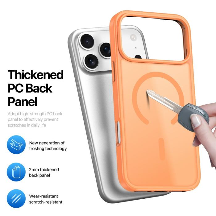 Bild 6, DUX DUCIS iPhone 17 Pro Skal MagSafe Yind Series Orange