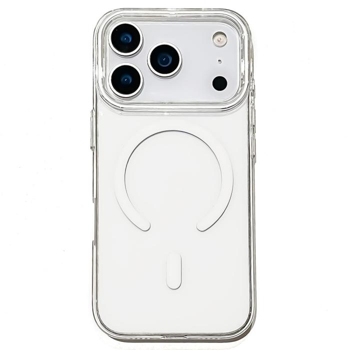 Bild 1, iPhone 17 Pro Skal MagSafe Transparent / Vit
