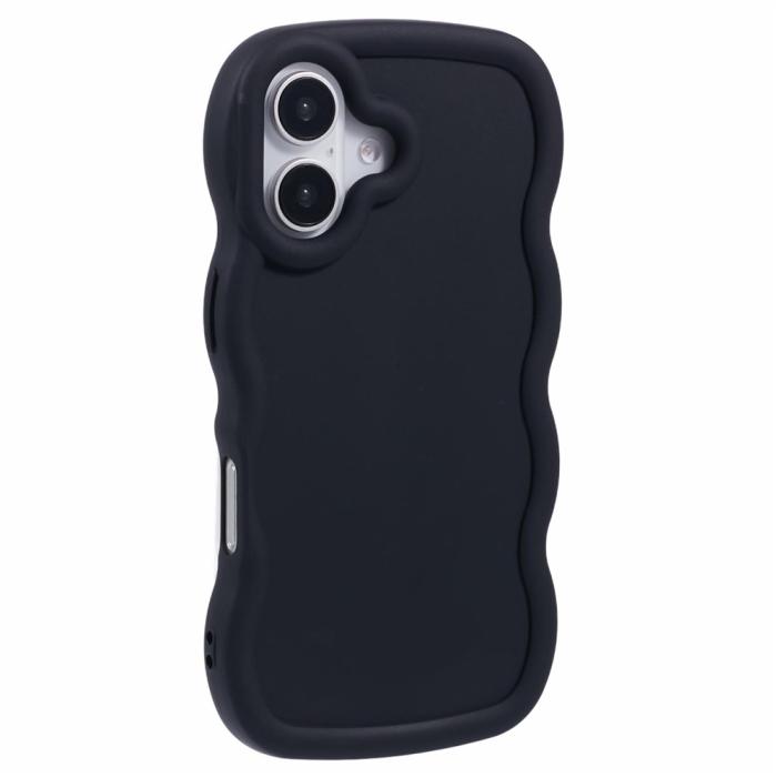 Bild 1, iPhone 17 Mobilskal Wavy Svart