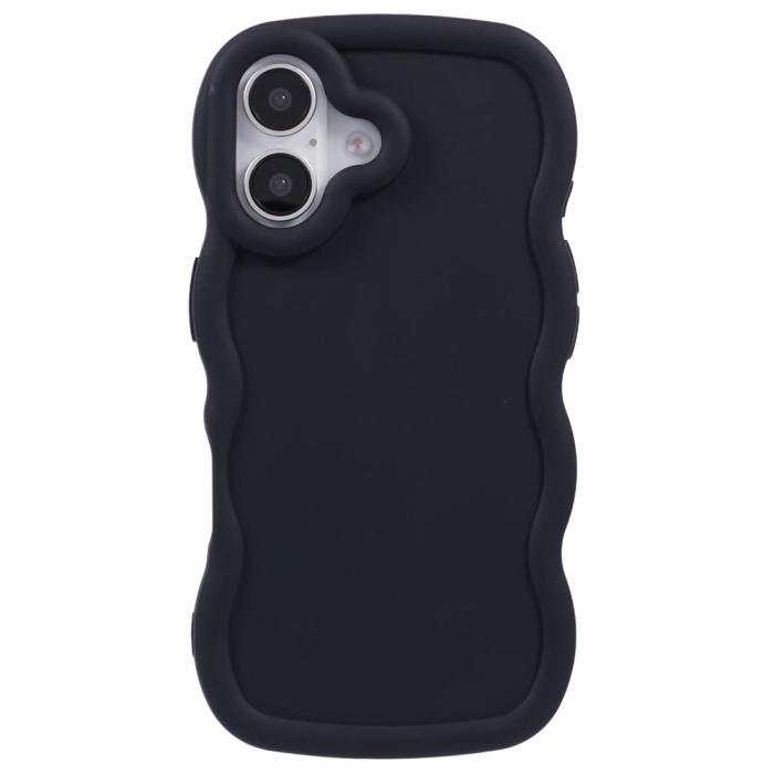 Bild 3, iPhone 17 Mobilskal Wavy Svart