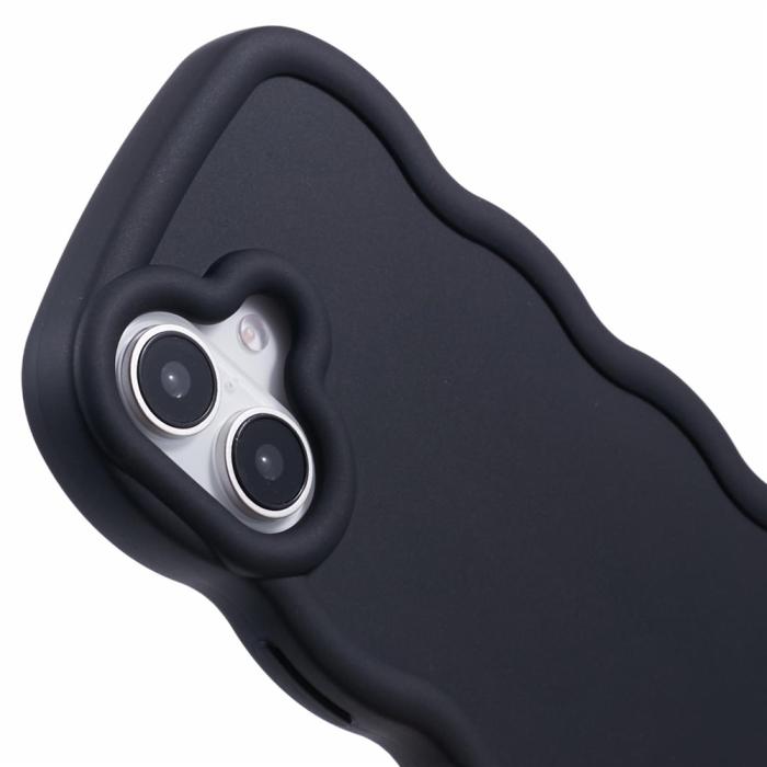 Bild 6, iPhone 17 Mobilskal Wavy Svart