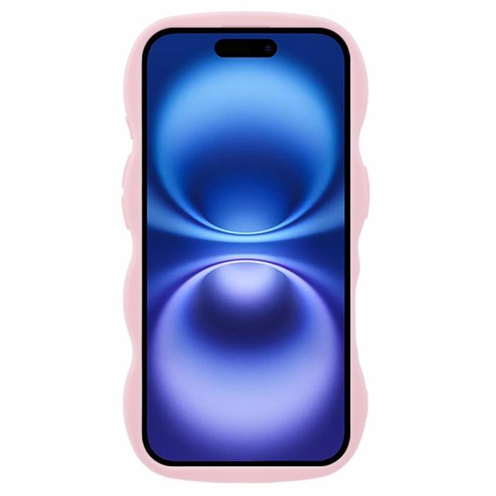 Bild 2, iPhone 17 Mobilskal Wavy Ljus Rosa