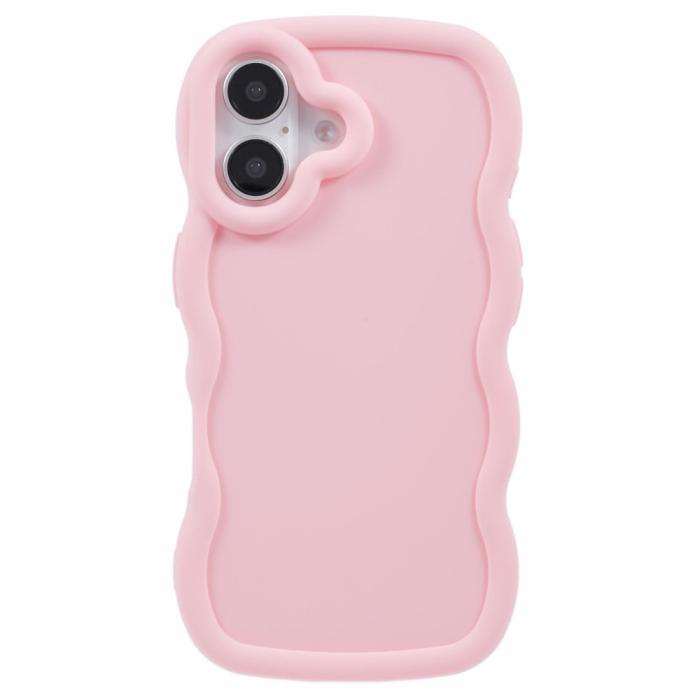 Bild 3, iPhone 17 Mobilskal Wavy Ljus Rosa