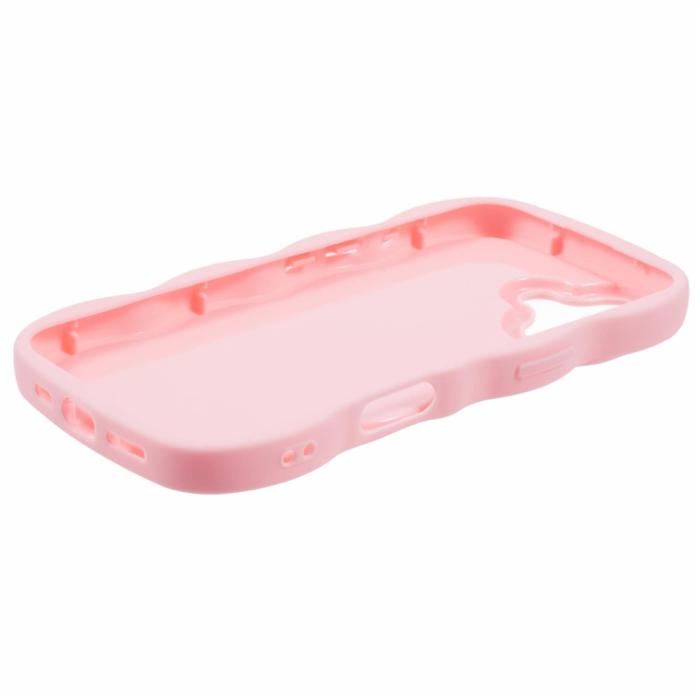 Bild 4, iPhone 17 Mobilskal Wavy Ljus Rosa