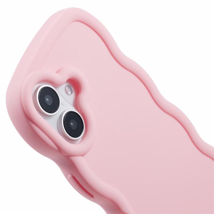 Bild 6, iPhone 17 Mobilskal Wavy Ljus Rosa