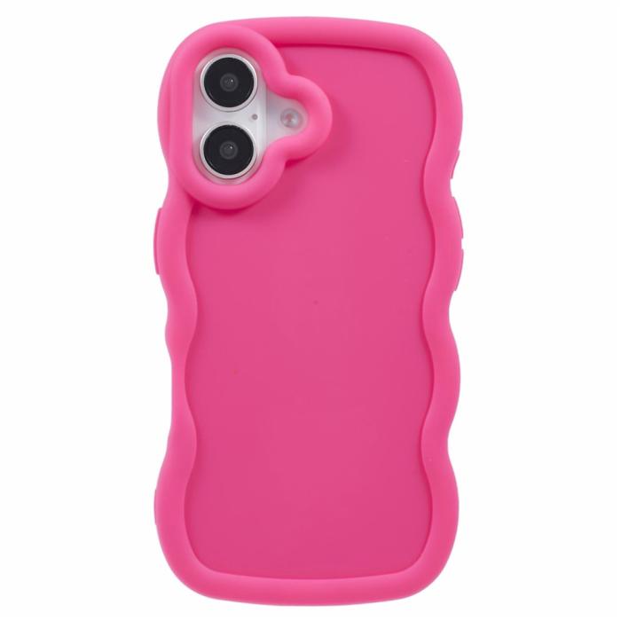 Bild 3, iPhone 17 Mobilskal Wavy Rosa
