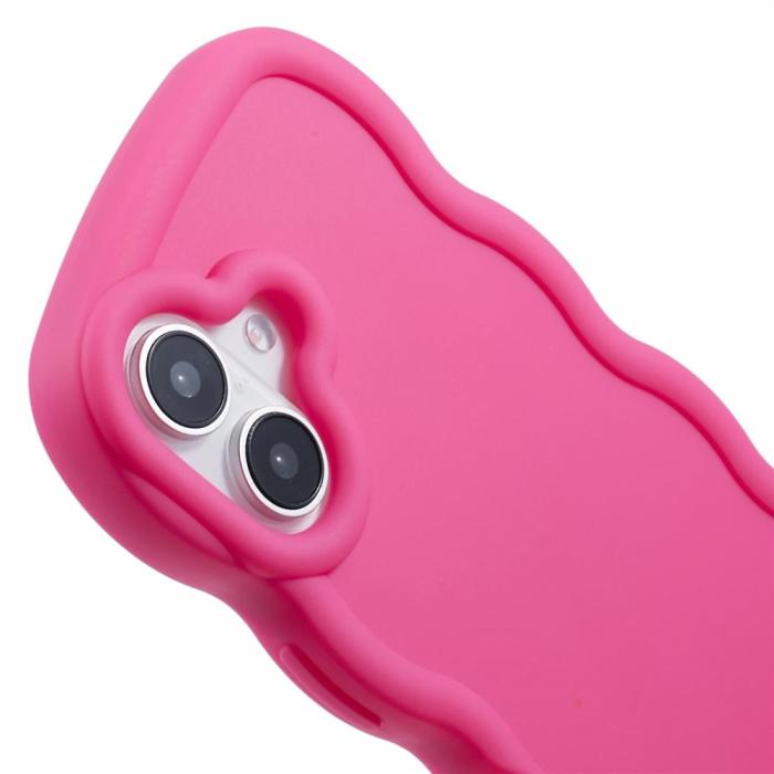 Bild 6, iPhone 17 Mobilskal Wavy Rosa