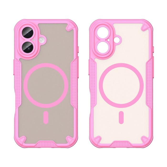 Bild 2, iPhone 17 Skal MagSafe Hybrid Armor Rosa