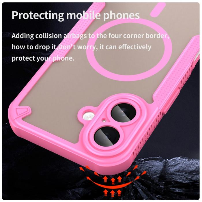 Bild 3, iPhone 17 Skal MagSafe Hybrid Armor Rosa
