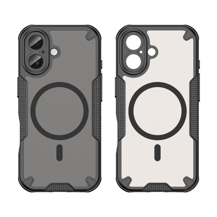 Bild 2, iPhone 17 Skal MagSafe Hybrid Armor Svart