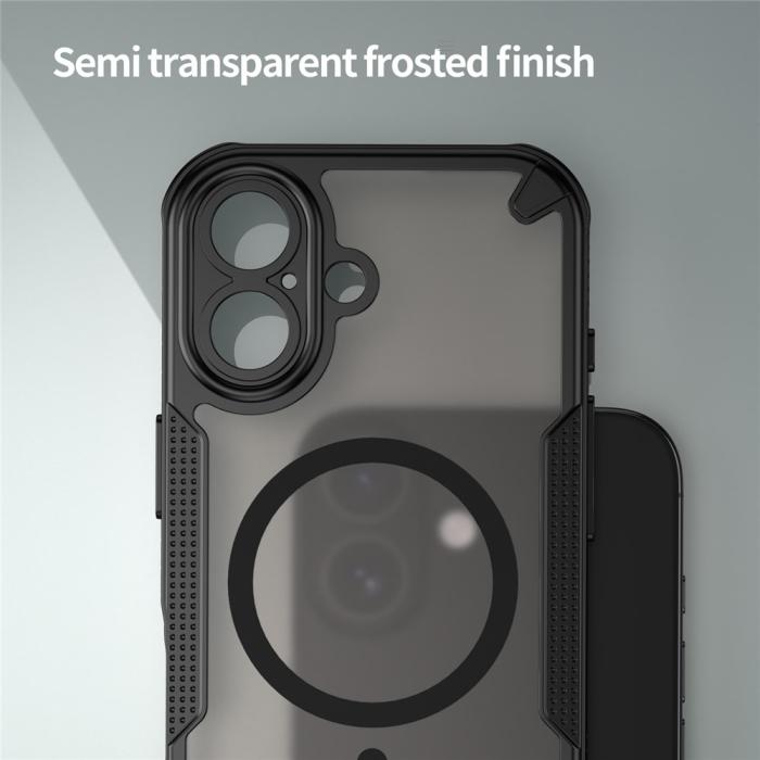 Bild 4, iPhone 17 Skal MagSafe Hybrid Armor Svart