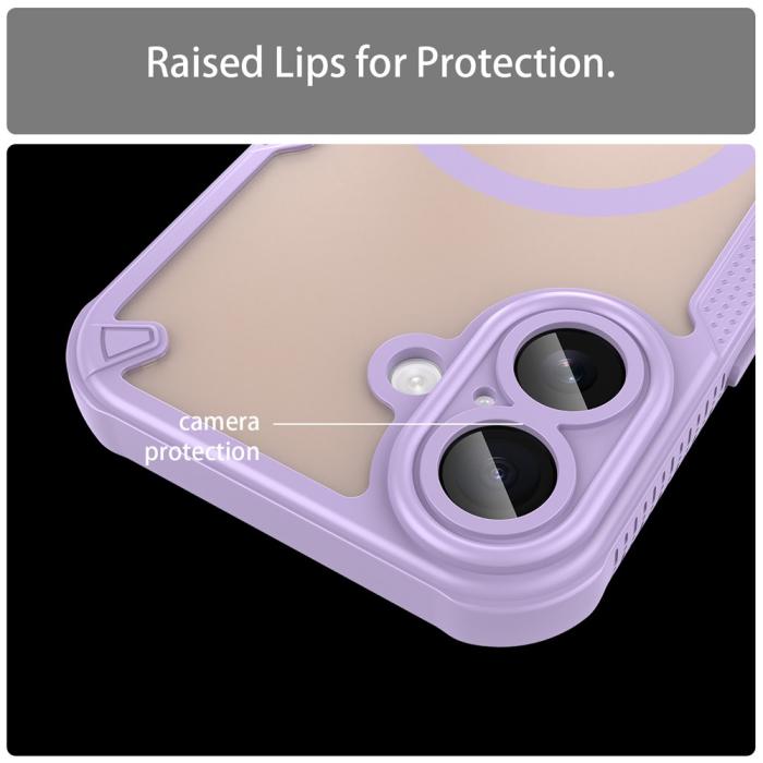Bild 6, iPhone 17 Skal MagSafe Hybrid Armor Lila