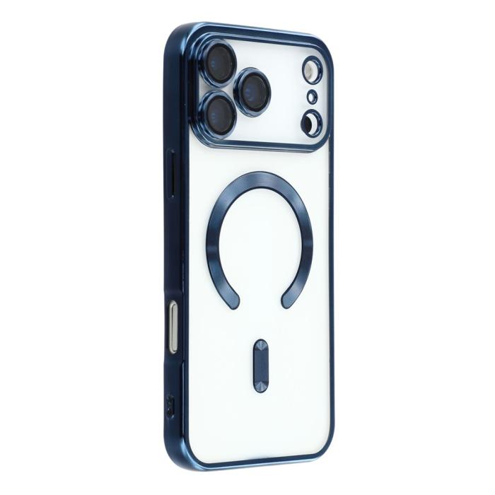 Bild 1, iPhone 17 Pro Skal MagSafe Electroplated TPU Blå