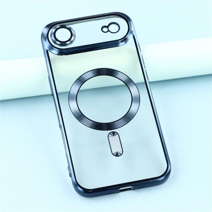 Bild 6, iPhone Air Skal MagSafe Electroplated TPU Blå