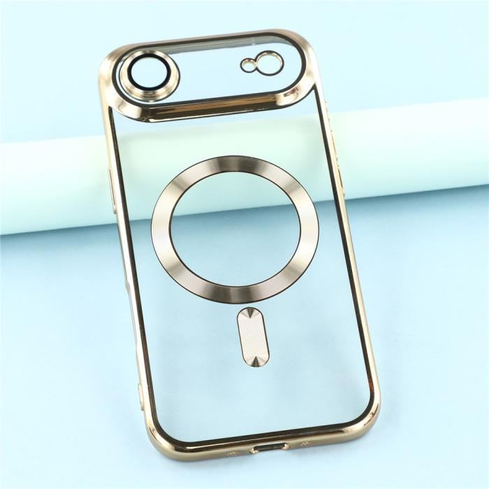 Bild 6, iPhone Air Skal MagSafe Electroplated TPU Guld