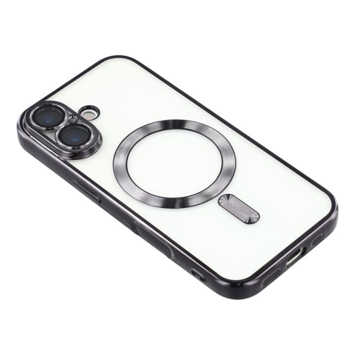 Bild 4, iPhone 17 Skal MagSafe Electroplated TPU Svart